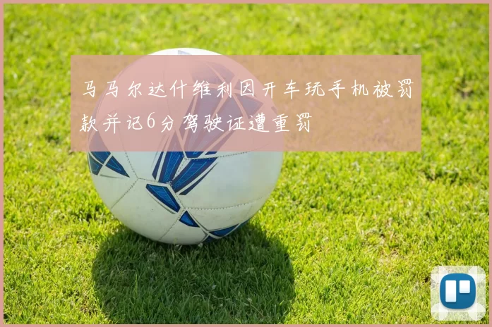 马马尔达什维利因开车玩手机被罚款并记6分驾驶证遭重罚